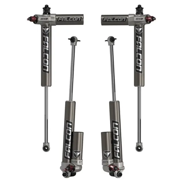 Falcon Sp2 3.3 Adjustable Shocks 5-6" Lift For 07-18 Jeep Wrangler Jku 4Dr 2