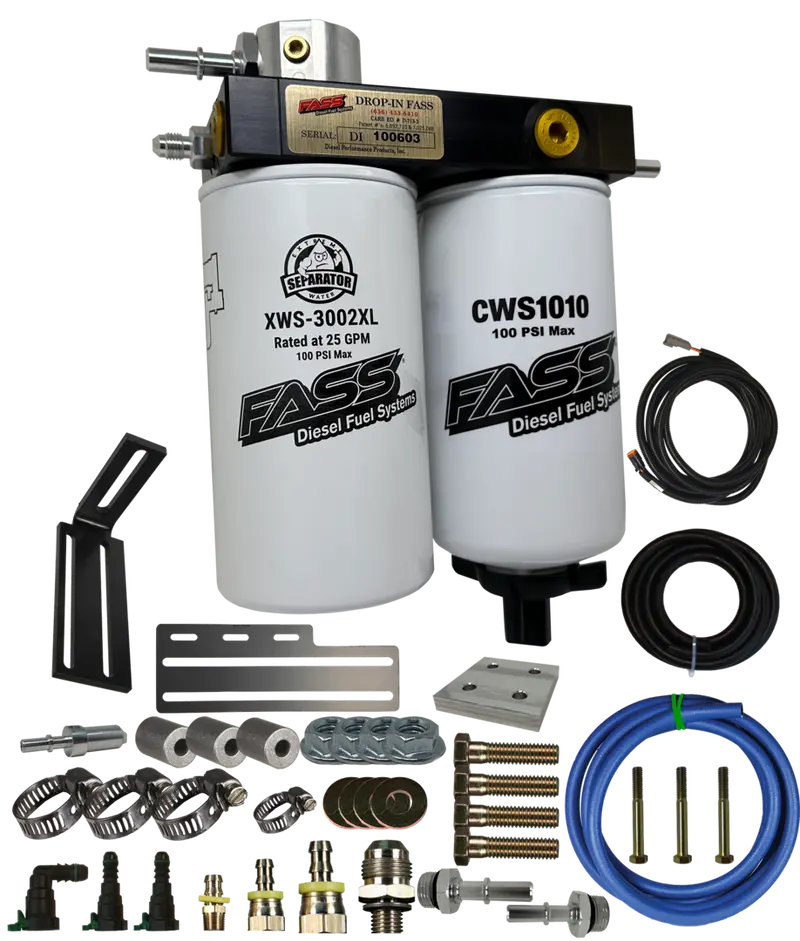 Fass Drop-In Series Diesel Fuel System 2007.5-2009 Ram Cummins (Difsram3001) 1