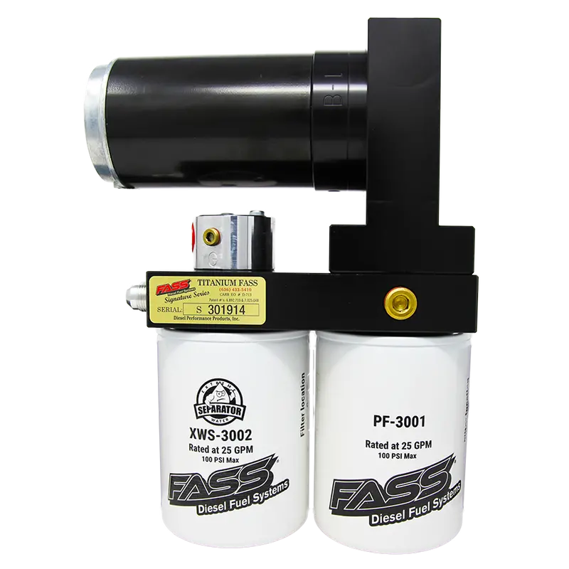 Fass Titanium 165Gph Signature Series Diesel Fuel Lift Pump For 98.5-04 5.9L Cummins 2