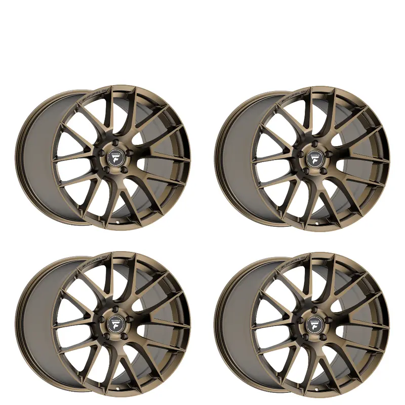 Fittipaldi (4) 360Bz 20X10 5X112 +30 Hb 66.6 Satin Bronze Aluminum Alloy Wheels 1