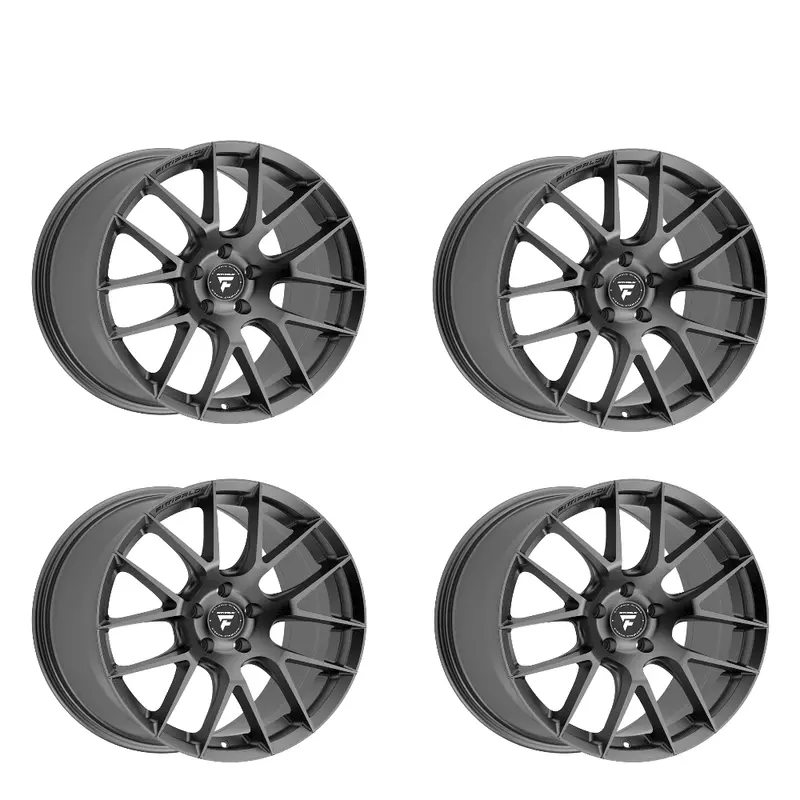 Fittipaldi (4) 360G 20X10 5X4.50 +42 Hb 73.1 Gloss Graphite Aluminum Wheels 1