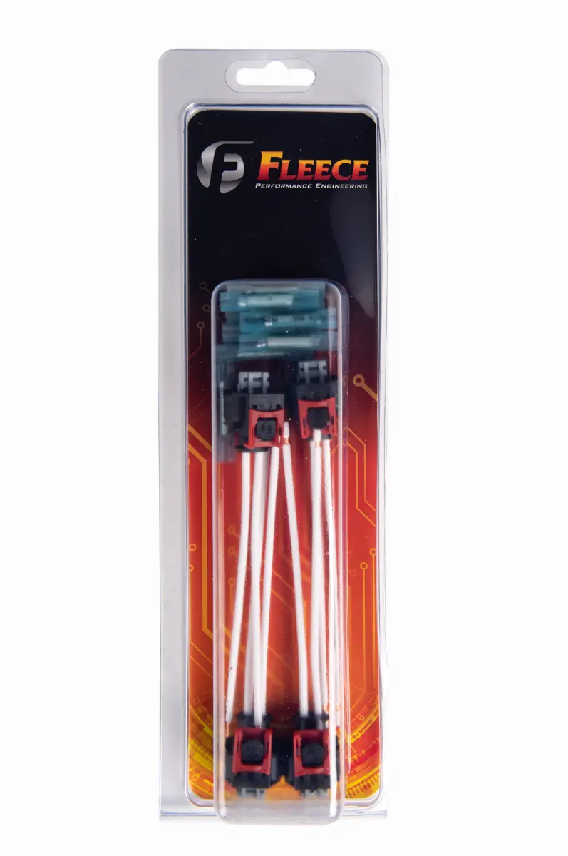 Fleece Fuel Injector Connector W/ Pigtail For 17-22 L5p 6.6L Duramax - 4 Pack 1