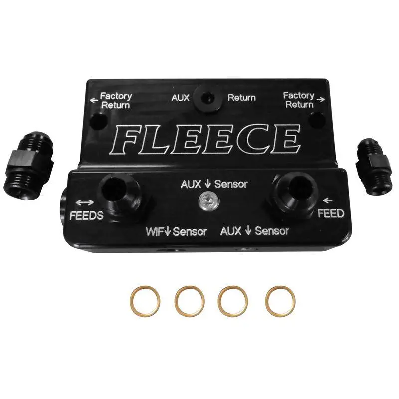 Fleece Performance Fuel Distribution Block For 10-18 6.7L Cummins 1