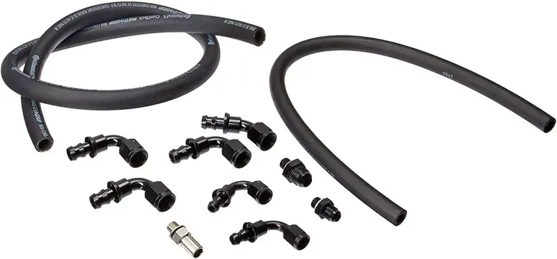 Fleece Performance Fuel Distribution Block Hose & Fitting Kit For 03-07 5.9L Cummins 1