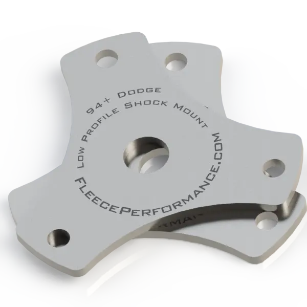 Fleece Performance Low Profile Shock Mounts For 94-18 Dodge Ram 2500 & 3500 1