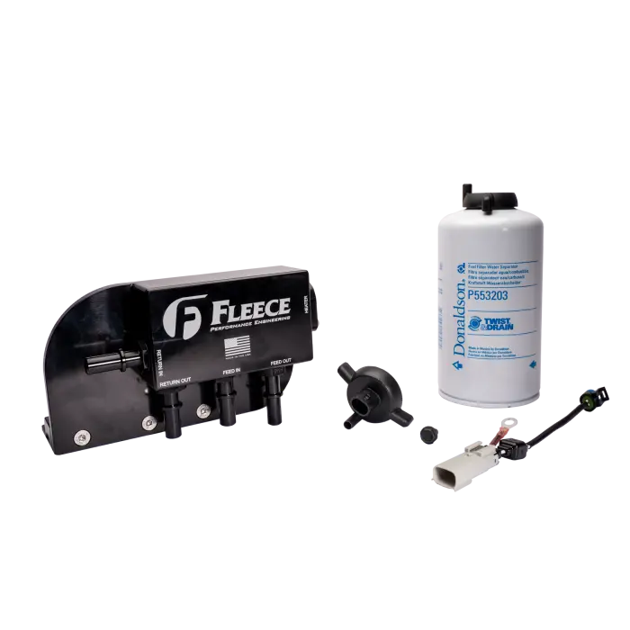 Fleece Under Bed Fuel Filter Kit For 2017-2026 Ford F250-550 6.7L Powerstroke 1