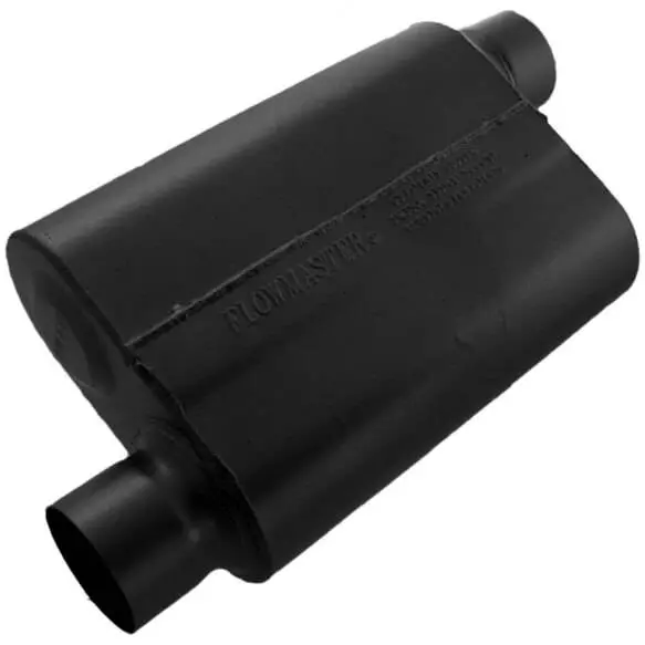 Flowmaster 40 Series 3" In/Out Offset Aggressive Chambered Universal Muffler 1