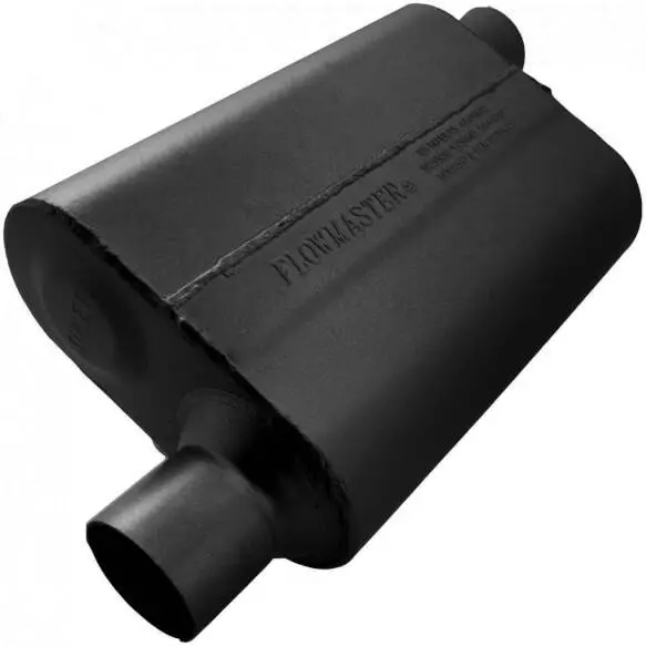 Flowmaster 40 Series Delta Flow 2.5" In/Out Offset Chambered Universal Muffler 1