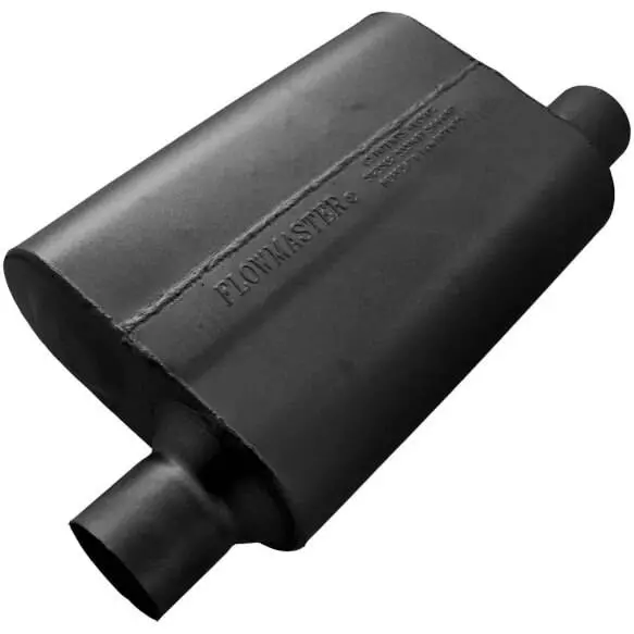 Flowmaster 40 Series Delta Flow 2.5" In/Out Same Side Offset Universal Muffler 1