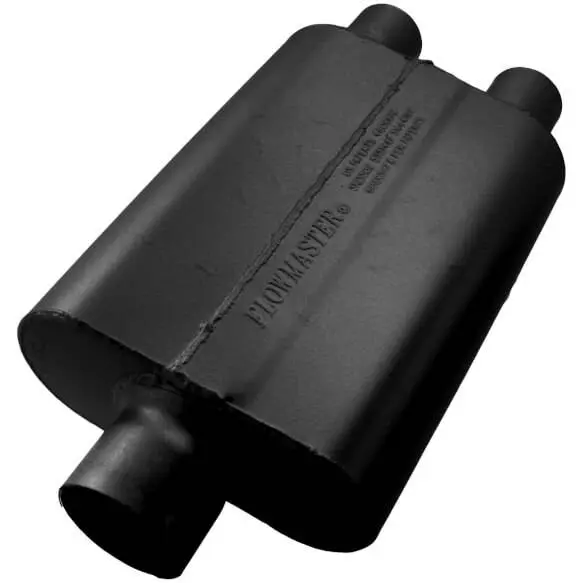 Flowmaster 40 Series Delta Flow 3" Center In 2.25" Dual Out Universal Muffler 1