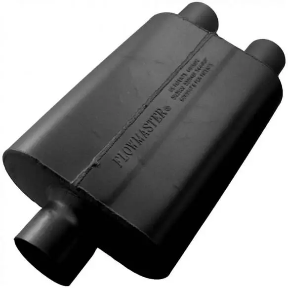 Flowmaster 40 Series Delta Flow 3" Center In 2.5" Dual Out Universal Muffler 1