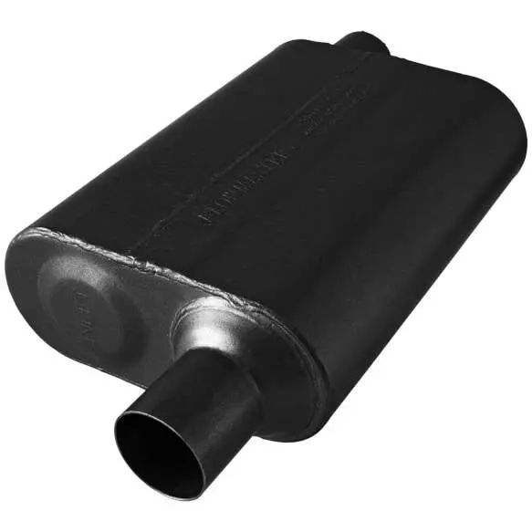 Flowmaster 40 Series Stainless 2.25" In/Out Offset Chambered Universal Muffler 1
