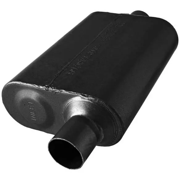 Flowmaster 40 Series Stainless 2.25" Offset In 2.25" Out Universal Muffler 1