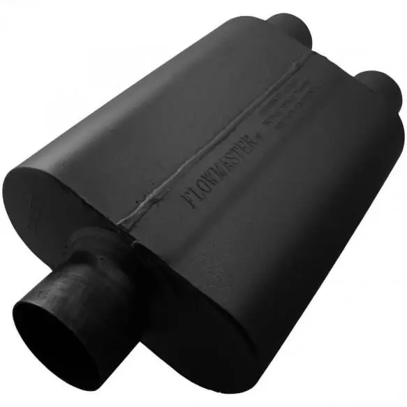 Flowmaster 40 Series Stainless 3" Center In 2.5" Dual Out Chambered Muffler 1