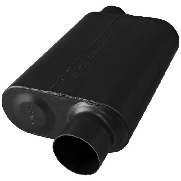 Flowmaster 40 Series Stainless 3" In/Out Offset Chambered Universal Muffler 1