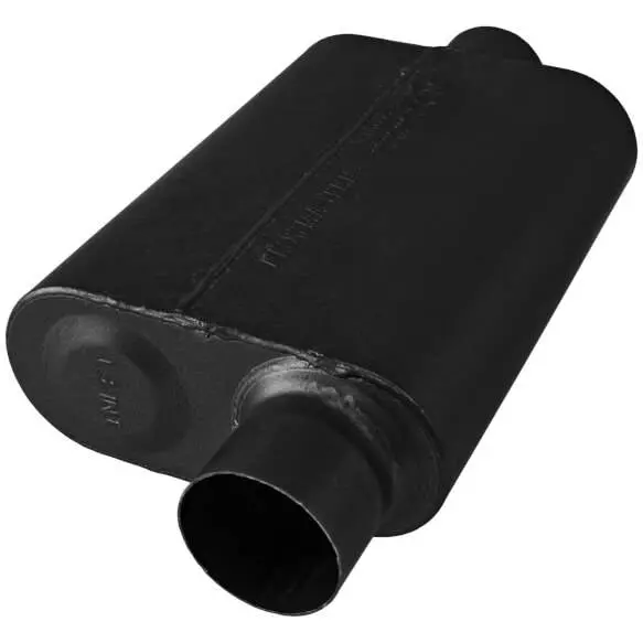 Flowmaster 40 Series Stainless 3" Offset In 3" Center Out Chambered Muffler 1