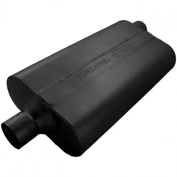 Flowmaster 50 Series Delta Flow 2.25" Inlet 2.25" Offset Out Universal Muffler 1