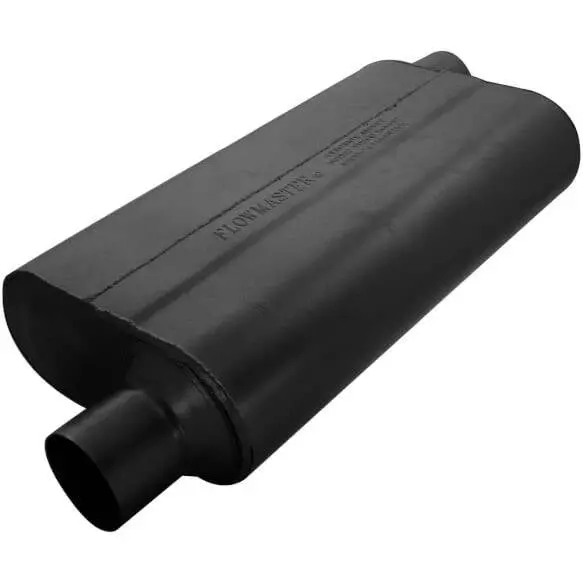 Flowmaster 50 Series Delta Flow 2.5" In/Out Offset Chambered Universal Muffler 1