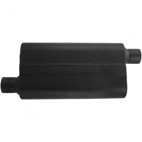 Flowmaster 50 Series Delta Flow 2.5" In/Out Offset Chambered Universal Muffler 1