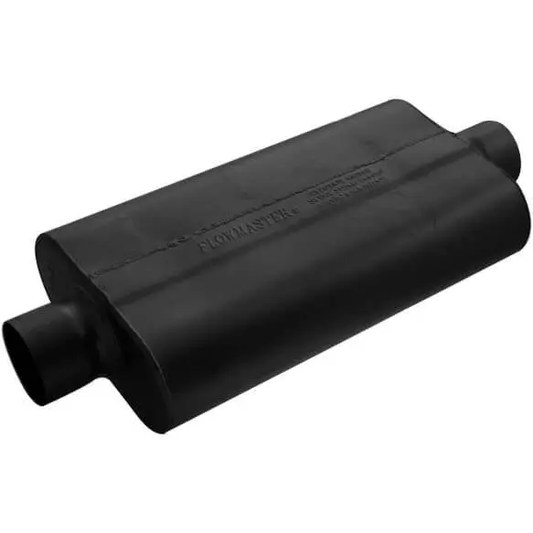 Flowmaster 50 Series Delta Flow 3" Center In/Out Chambered Universal Muffler 1