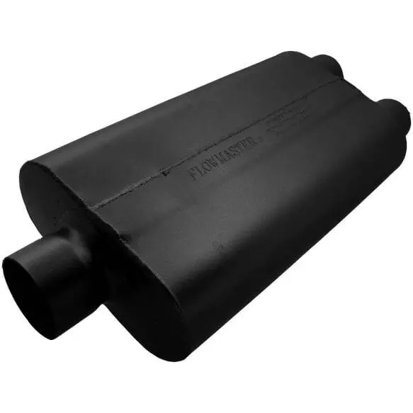 Flowmaster 50 Series Delta Flow 3" In 2.5" Dual Out Universal Chambered Muffler 1