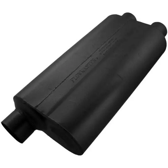 Flowmaster 50 Series Heavy Duty 3" Offset In 2.5" Dual Out Chambered Muffler 1