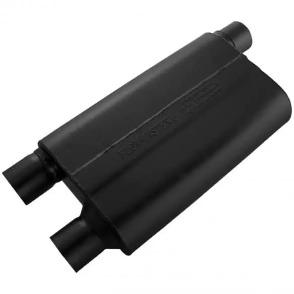 Flowmaster 80 Series 2.5" Offset In 2.5" Dual Out Universal Chambered Muffler 1