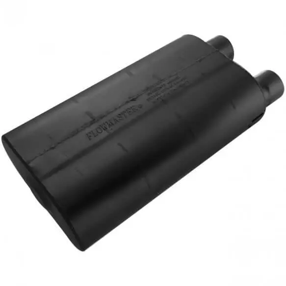 Flowmaster 80 Series 2.5" Same Side Inlet/Outlet Universal Chambered Muffler 1