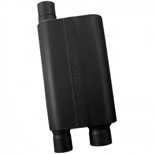 Flowmaster 80 Series 3" Offset In 2.5" Dual Out Universal Chambered Muffler 2