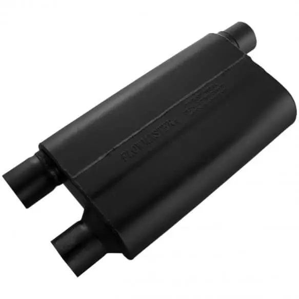 Flowmaster 80 Series Stainless 2.5" Offset In 2.5" Dual Out Universal Muffler 1