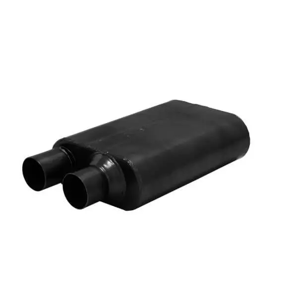 Flowmaster 80 Series Stainless 2.5" Same Side In/Out Universal Chambered Muffler 1