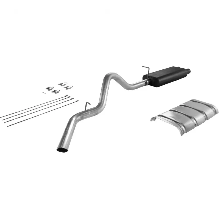 Flowmaster American Thunder Catback Exhaust For 1996-1999 Gm 2500/3500 5.7L/7.4L 1