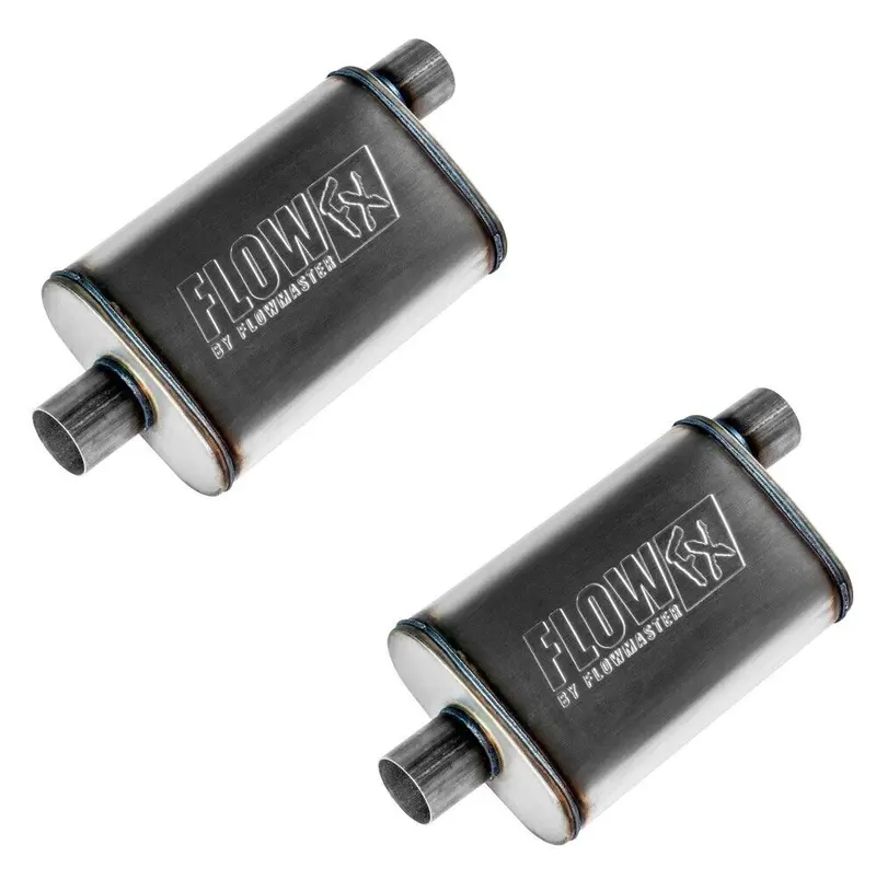 Flowmaster Flowfx Series 2.5" In/Out Oval Muffler For All Cars/Trucks & Suv's 1