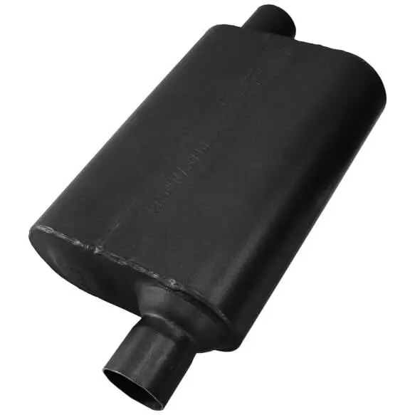 Flowmaster Stainless 40 Series Delta Flow 2.25" In/Out Offset Universal Muffler 1