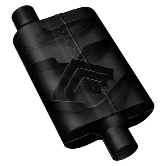 Flowmaster Stainless 40 Series Delta Flow 2.5" Offset In 2.5" Center Out Muffler 2