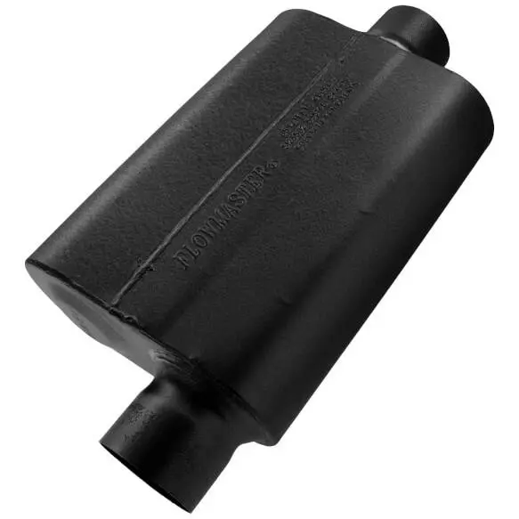 Flowmaster Stainless 40 Series Delta Flow 3" Offset In 3" Center Out Muffler 1