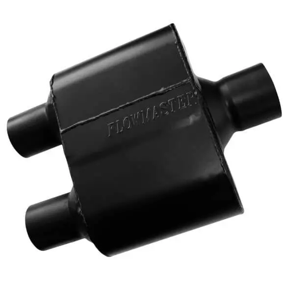 Flowmaster Super 10 Series Stainless 2.5" In 2.25" Dual Out Universal Muffler 1