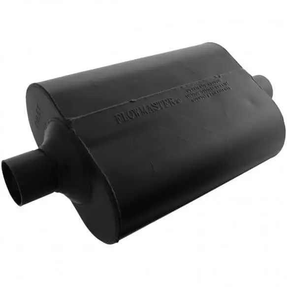 Flowmaster Super 40 Series 2.25" Center Inlet/Outlet Universal Chambered Muffler 1