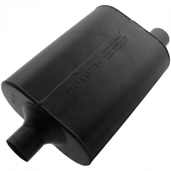 Flowmaster Super 40 Series 2.25" In 2.25" Offset Out Universal Chambered Muffler 1