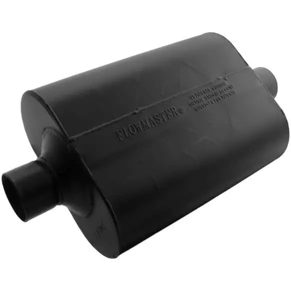 Flowmaster Super 40 Series 2.5" Center Inlet/Outlet Universal Chambered Muffler 1