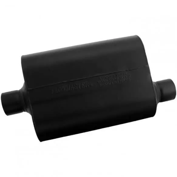 Flowmaster Super 40 Series 2.5" In 2.5" Offset Out Universal Chambered Muffler 2