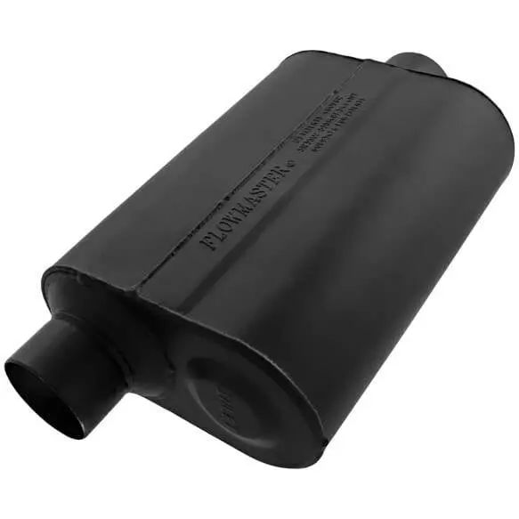 Flowmaster Super 40 Series 2.5" Offset In 2.5" Center Out Universal Muffler 1