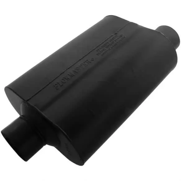Flowmaster Super 40 Series 3" In 3" Offset Out Universal Chambered Muffler 1