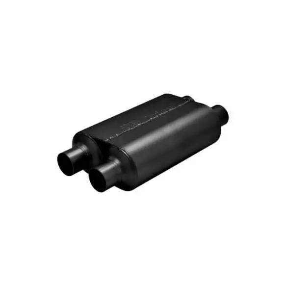 Flowmaster Super 40 Series Stainless 2.5" Dual Inlet/Outlet Universal Muffler 1