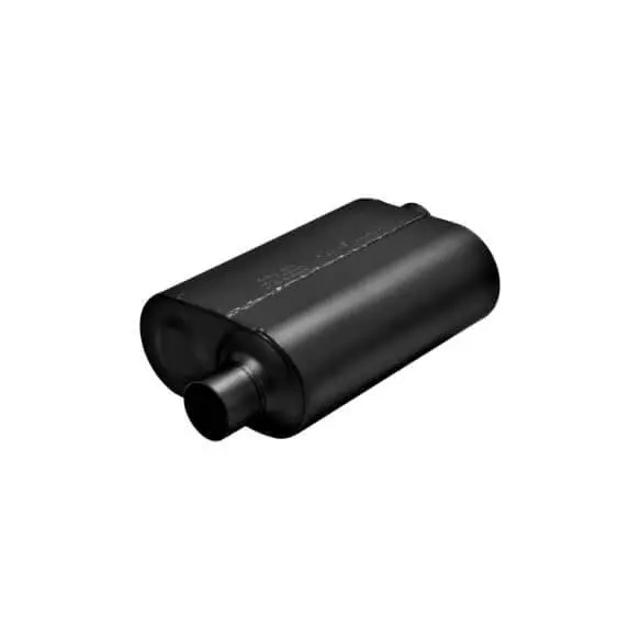 Flowmaster Super 40 Series Stainless 2.5" Offset In/Out Universal Muffler 1