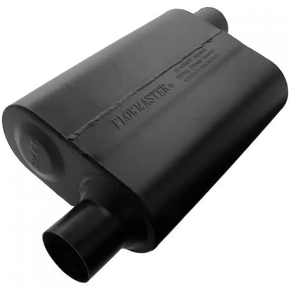 Flowmaster Super 44 Series 2.5" Inlet/Outlet Offset Universal Chambered Muffler 1