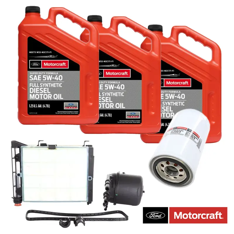 Ford Oem Complete Oil/Fuel Service Kit For 17-25 6.7L Powerstroke Diesel 1