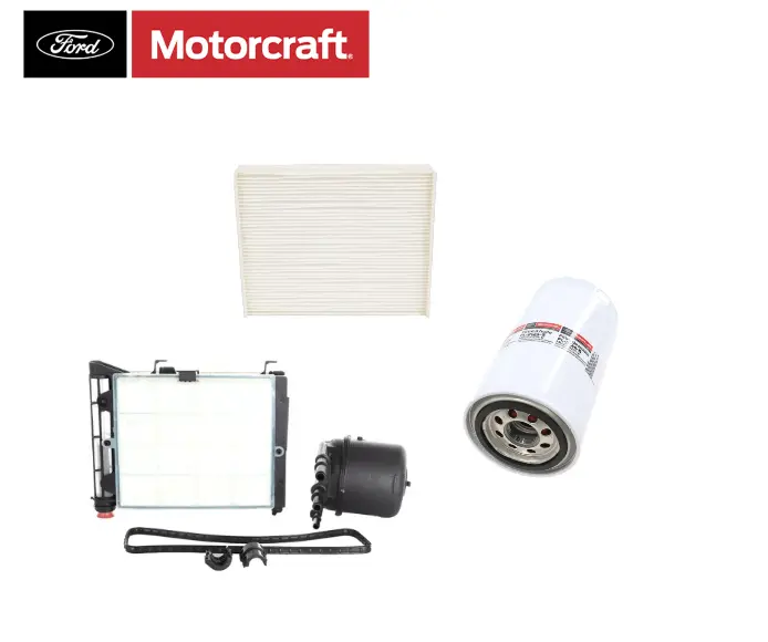 Ford Oem Oil/Fuel/Cabin Air Filter Service Kit For 17-25 6.7L Powerstroke Diesel 1