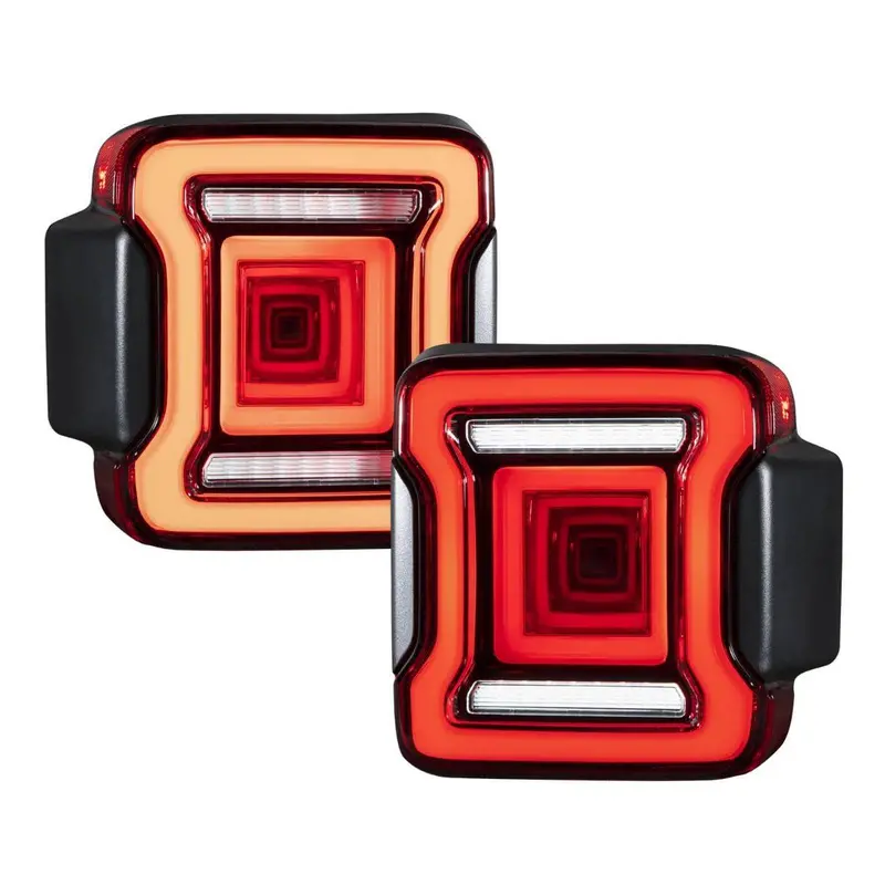 Form Lighting Led Red Sequential Tail Lights For 2018-2022 Jeep Wrangler Jl 2