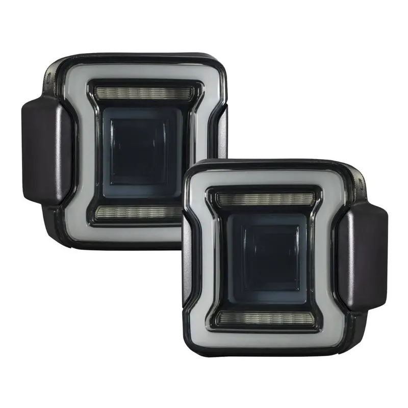 Form Lighting Led Smoked Sequential Tail Lights For 2018-2022 Jeep Wrangler Jl 1